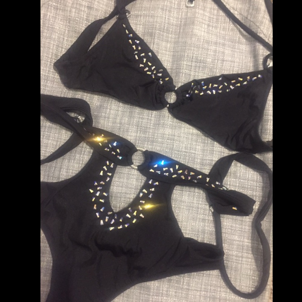 Agent Provocateur Soirée Swarovski crystal bikini